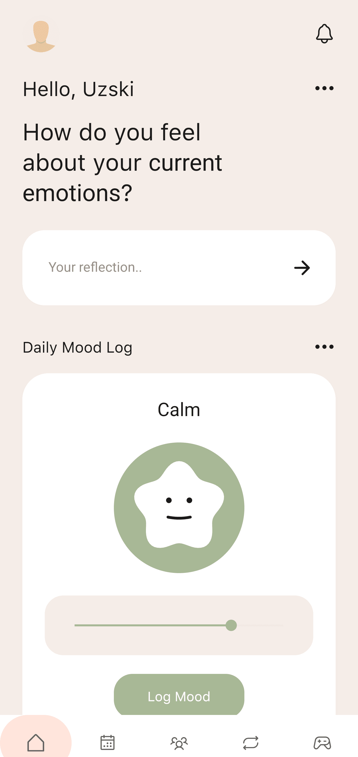 App interface focus timer